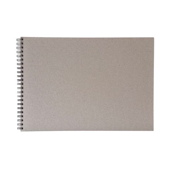 Horizontal Hardcover Spiral Sketchbook, A3